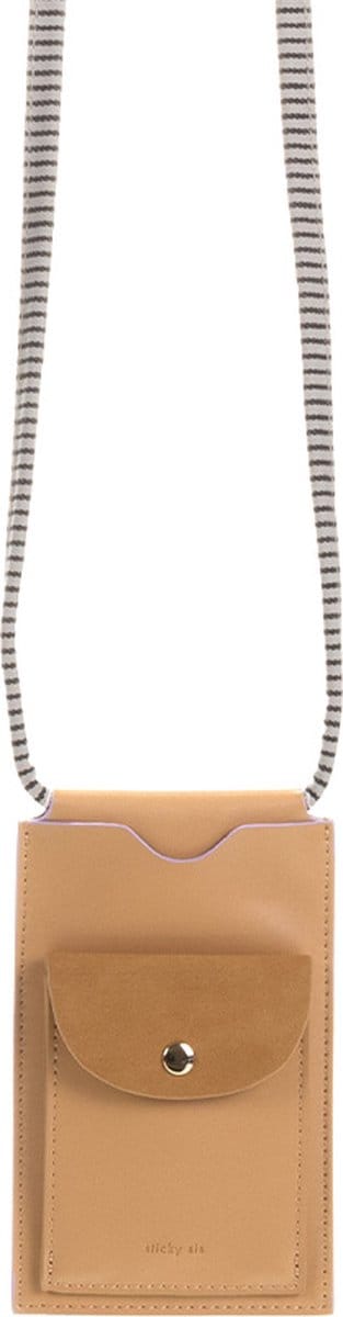Sticky SIS - telefoonhoesje - il sole - ton sur ton - affogato beige
