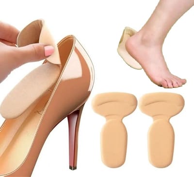 Hielbeschermers I Comfortabele Hielbeschermers I Inlegzolen Voor Hakken I Inlegzolen Voor Schoenen I Voorkom Blaren I 1 Paar I Beige