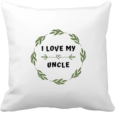 Akyol - i love my uncle Kussen hoes - Oom - liefste oom - verjaardag - cadeautje voor oom - oom artikelen - kado - geschenk - 40 bij 40 cm