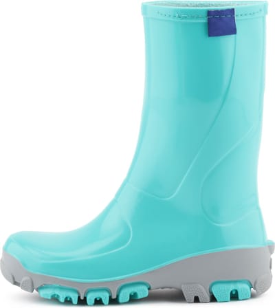 Ladeheid Kinder Regenlaarzen - Waterdichte voor Jongens en Meisjes - PVC - LA-RB-481 - Türkis-2 - 21/22