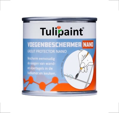 Tulipaint Voegenbeschermer Nano - Badkamer voegen beschermen impregneren met Nano technologie 100% transparant, permanent, waterafstotend waterdicht - Tegelvoegen beschermer impregneermiddel afdichtingsmiddel afdichting afdichtmiddel voegen in douche
