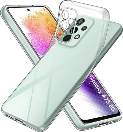 Hoesje voor Samsung Galaxy A73 5G backcover Shockproof siliconen Transparant