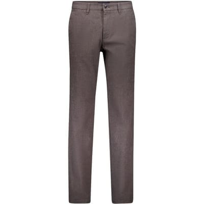 Gardeur Broek Bono Business Hero Wool Look Soft Touch Easy Care Donker Beige / male
