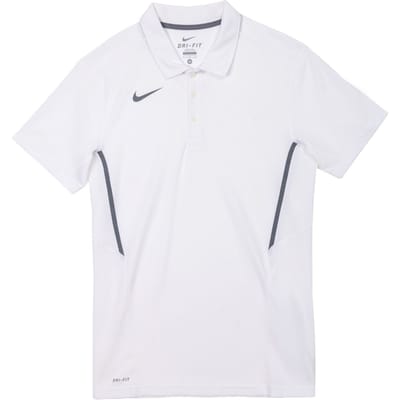 Nike Quick-Dry Jacquard Golf Gebreid Shirt Heren tops 703207-100 XS white
