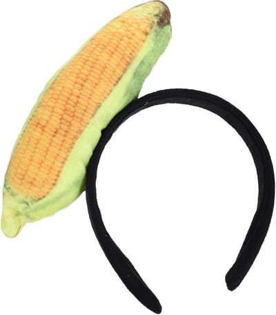 Make-up Haarband voor Vrouwen - Hoofdband en Haarspeld voor Kostuums en Feestjes - Groene Maïs Haaraccessoires en Hoofdband voor Voedselthema Party