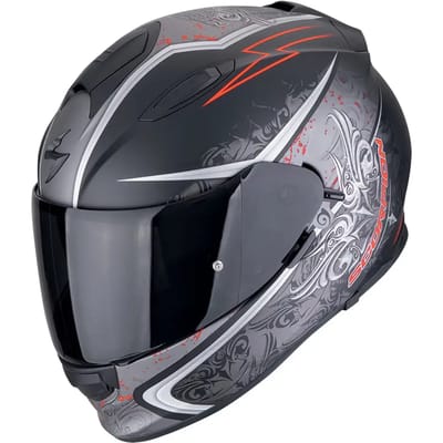 Scorpion EXO-491 Run Zwart Rood Integraalhelm - Helm