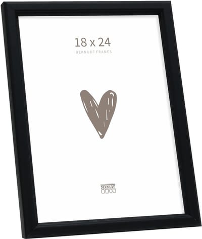Deknudt Frames fotolijst S236K2 - zwart hout - voor foto: 18x24 cm