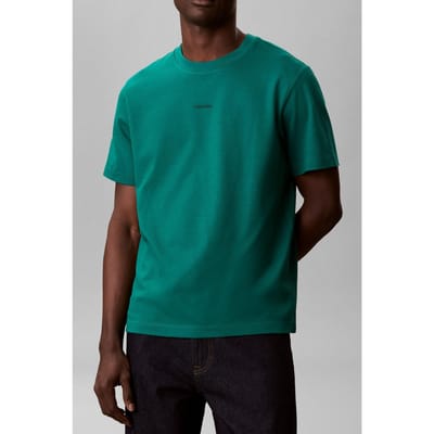 Calvin Klein Ss Stretch Cotton Tee Enchanted Forest Taglia: S | Magliette basic Outlet | Uomo