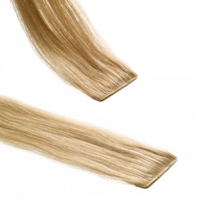 hair2heart Invisible Tape Extensions Echt haar Premium - 10 tapes 40 cm 9/31 lichtblond goud-as