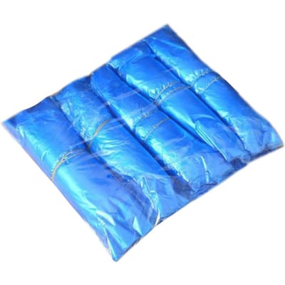 100 STUKS/Pak Plastic Armmouwen Wegwerp Armbeschermende Beschermhoezen Blauw blue