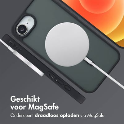 imoshion Hoesje - Geschikt voor iPhone 17e / 16e - Color Guard Backcover geschikt voor MagSafe - Zwart