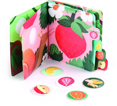LUDI - Geurboek - Thema fruit - Zintuiglijk speelgoed