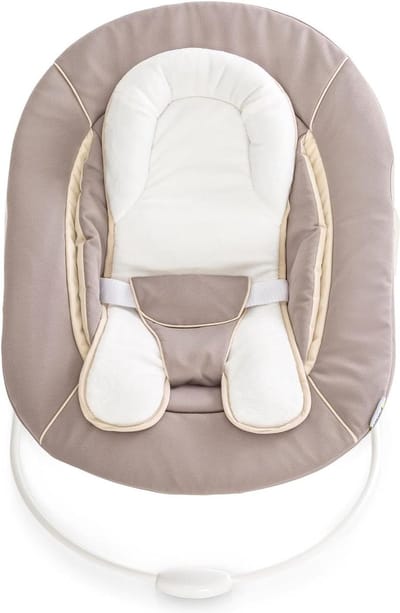 Alpha Bouncer 2 in 1 set voor pasgeboren baby's - wipstoeltje vanaf geboorte - stoelverkleiner beige