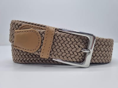 Vlecht riem Gevlochten riem Elastiek riem - unisex - geschikt voor zowel mannen als vrouwen