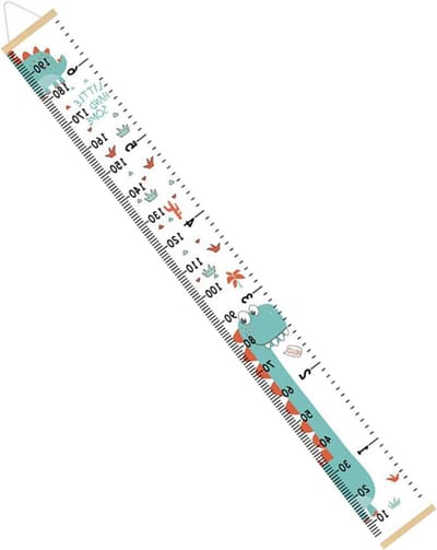 Meetlint Voor Kinderen - Groeimeter Muur - Groei Bijhouden - Afgeronde Randen - 22 x 4 cm - A