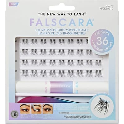KISS Falscara Clear Band Starter Kit Kunstwimpers Dames