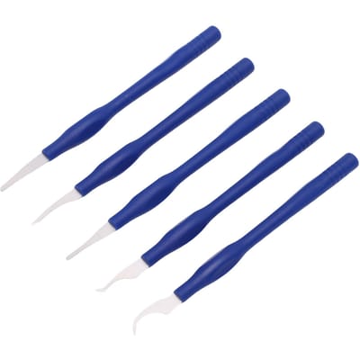 5 in 1 IC Chip Reparatie Dunne CPU Lijmverwijderaar Elektronica Openings Breekijzers Moederbord Chip Demontage Gereedschap blue