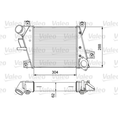 Intercooler VALEO 818360