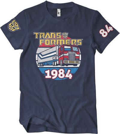 Transformers Optimus Prime uit 1984 T-shirt marineblauw