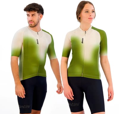 Santini Aura Korte Mouw Wielertrui Veelkleurig S