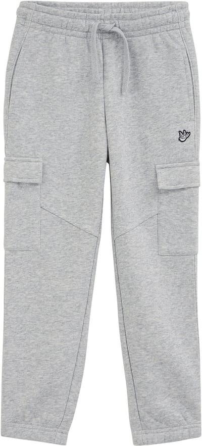 WE Fashion Jongens regular fit joggingsbroek met cargozakken