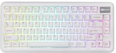 Draadloze 75% Mechanische Gaming Toetsenbord met RGB Verlichting en Programmeerbare Functies