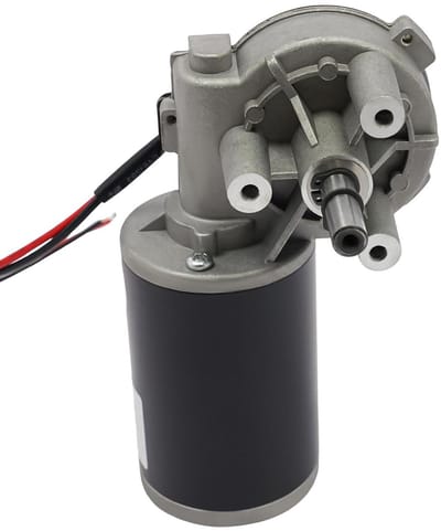 Gelijkstroom Motor - Versnellingsmotor Aandrijf - Industriële Automatisering - Hoog Koppel Ontwerp - 63mm Diameter - Zilver Zwart
