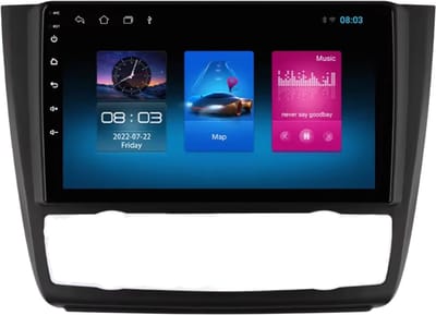 Autoradio met bluetooth - Carplay - Voor BMW 1-Serie (E81/ E82/ E87/ E88) (2004-2011) - Geschikt voor Apple en Android - Stereo - Navigatie - Navigatiesysteem auto - 1GB 16GB