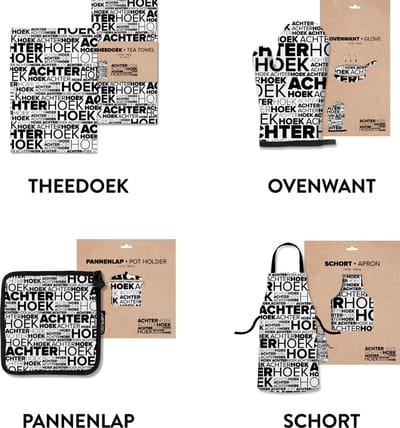 Achterhoek keukentextiel voordeelpakket - Souvenirs Nederland
