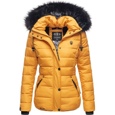 Navahoo Dames Gewatteerde Jas Zuckerbiene – Warm, Stijlvol & Met Teddyvoering en Capuchon