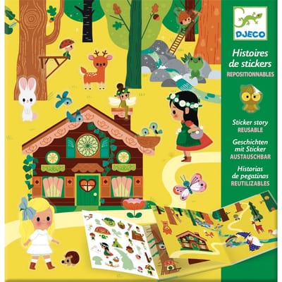 DJECO sticker story Magisch bos 4 jr+