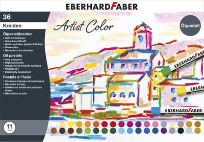 Eberhard Faber oliepastelkrijt - Artist Color - 36 stuks - in opbergbox - EF-522036