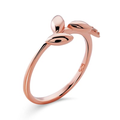 Orphelia Dames 925 Sterling Zilveren Ring - Roze ZR-7505/RG