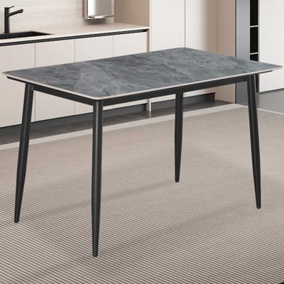 Tafel 'Kenzo' 120 cm Rechthoekig Steen Grijs