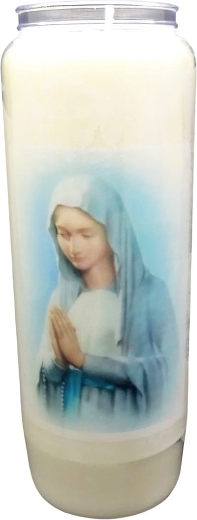 Noveenkaars Heilige Vrouw 001 - 9 dagen brander (5 stuks)