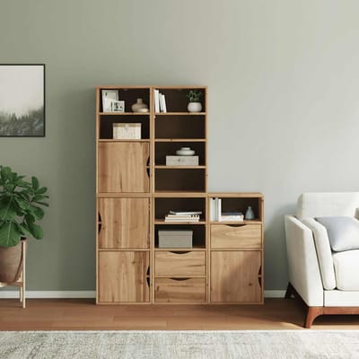 vidaXL - Bijzetkasten - 5 - st - "ODDA" - 40x24x79 - cm - massief - grenenhout