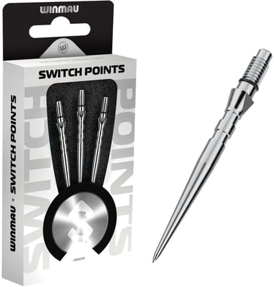 Winmau Switch Point Groove Silver 26 mm