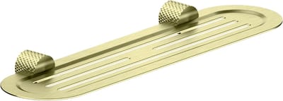 Owen & Finch Planchet | Wandplank | Brushed Champagne Gold | Geborsteld Champagne Goud PVD met diamantkarteling