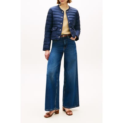 Tommy Hilfiger Feminine Down Jacket Dark Night Navy Taglia: L | Giacche corte Outlet | Donna | Nero