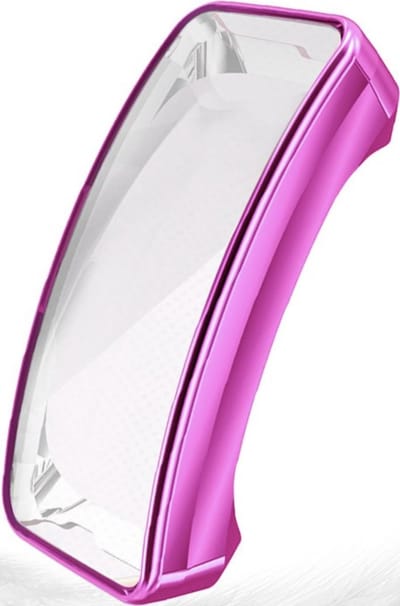 YPCd® FitBit Inspire HR Siliconen Case - Paars - 360 bescherming
