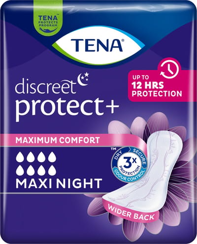 Tena Discreet Maxi Night - 12 pakken van 12 stuks