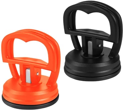 Dailygoods - Flintronic Zuignappen voor glas, 2 stuks, carrosserie-zuignap, trekker voor auto, glas, schermen, tegels