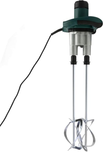 Betonmixer - Mortelroerder - Materiaalmengen - 6 snelheden - 53cm - Groen