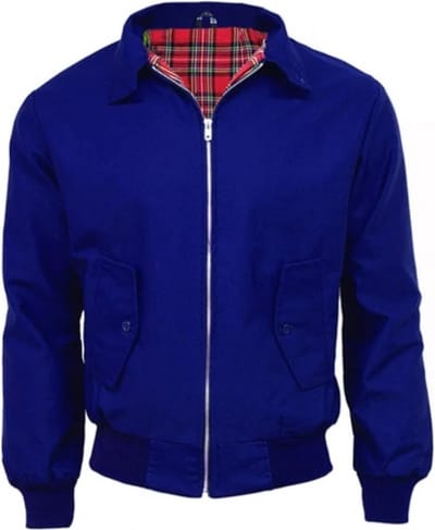 Harrington Jas - Klassieke Herenjas Maat XXL - Blauw - Heren Jassen