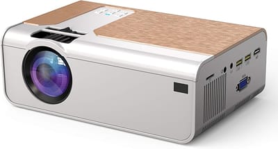 Videoprojector - Beamer Projector met scherm - Home cinema ervaring - Draadloze schermverbinding - Tot 200 inch - Wit