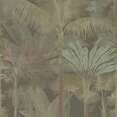 PALMBOMEN FOTOBEHANG | Herhaalbaar Patroon - 1,59 x 2,80 meter - A.S. Création Cuba II