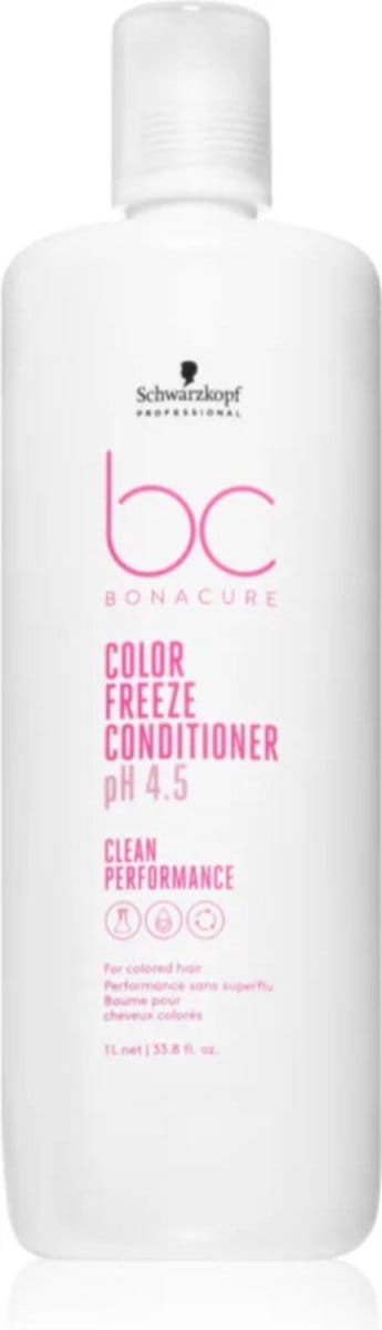 3x Schwarzkopf Professional Bonacure Color Freeze Conditioner 1000 ml