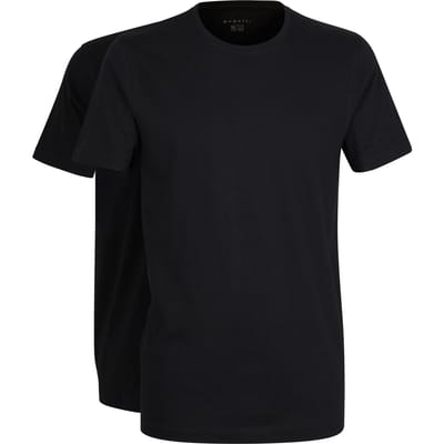 Bugatti T'shirt R-Hals 2 pack - zwart - maat 2XL