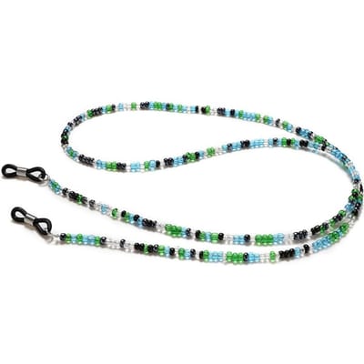 Chaînes de lunettes de mode pour femmes Chaînes de lunettes de soleil en cristal de poire Porte-cordon pour lunettes Lanière pour lunettes Collier Cordon Corde gray