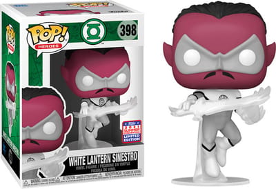 Funko Pop! DC Comics: Heroes - White Lantern Sinestro #398 Summer Convention